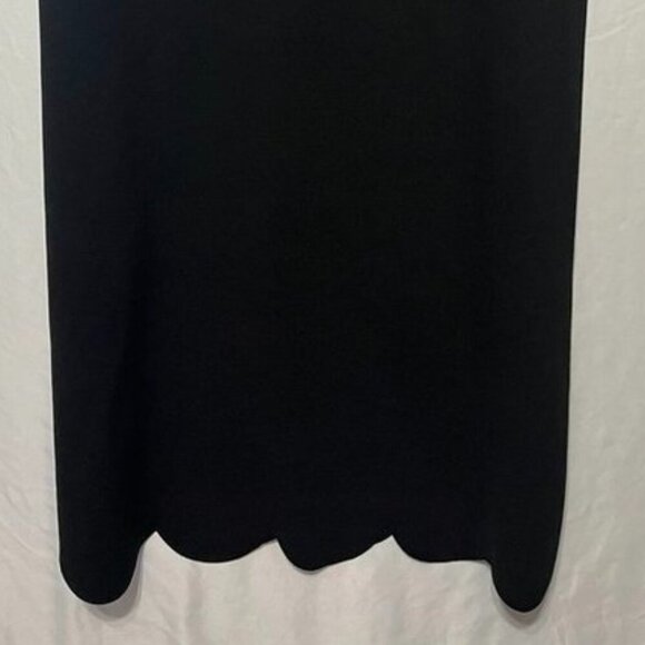 SHEIN Black Scallop Hem Dress | 0XL - Picture 7 of 8